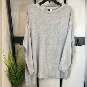 Divided H&M oversized sweater, grey, size medium